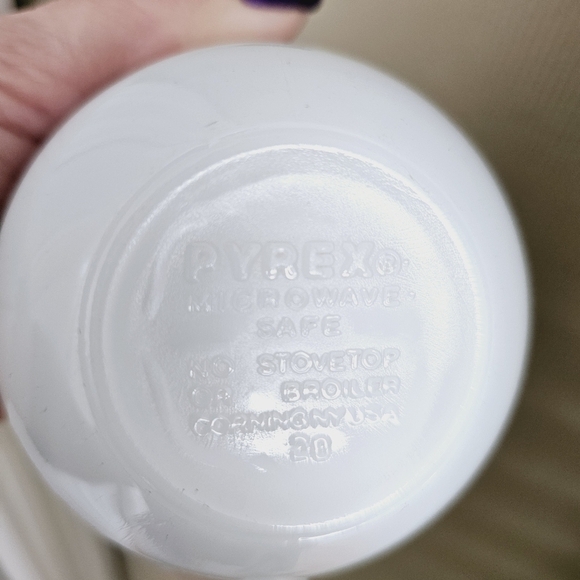 Vintage 1970s PYREX Opal Tea Cup Coffee Mug - set of 6 - Picture 2 of 5